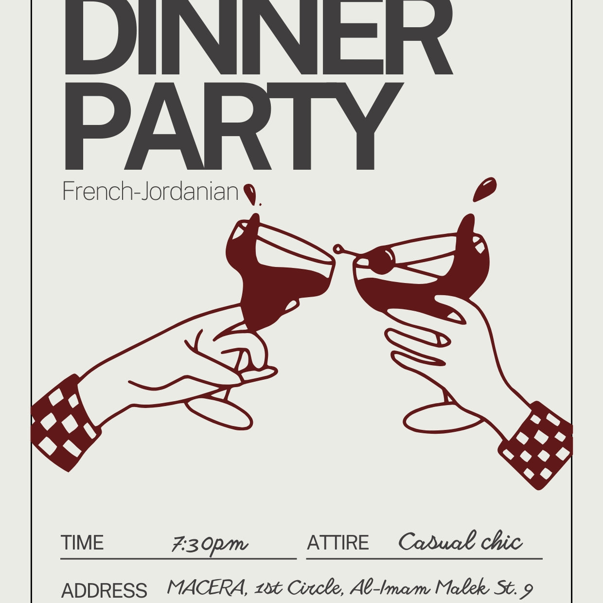 BeigeandBlackModernRetroIllustrationDinnerPartyInvitation.jpg