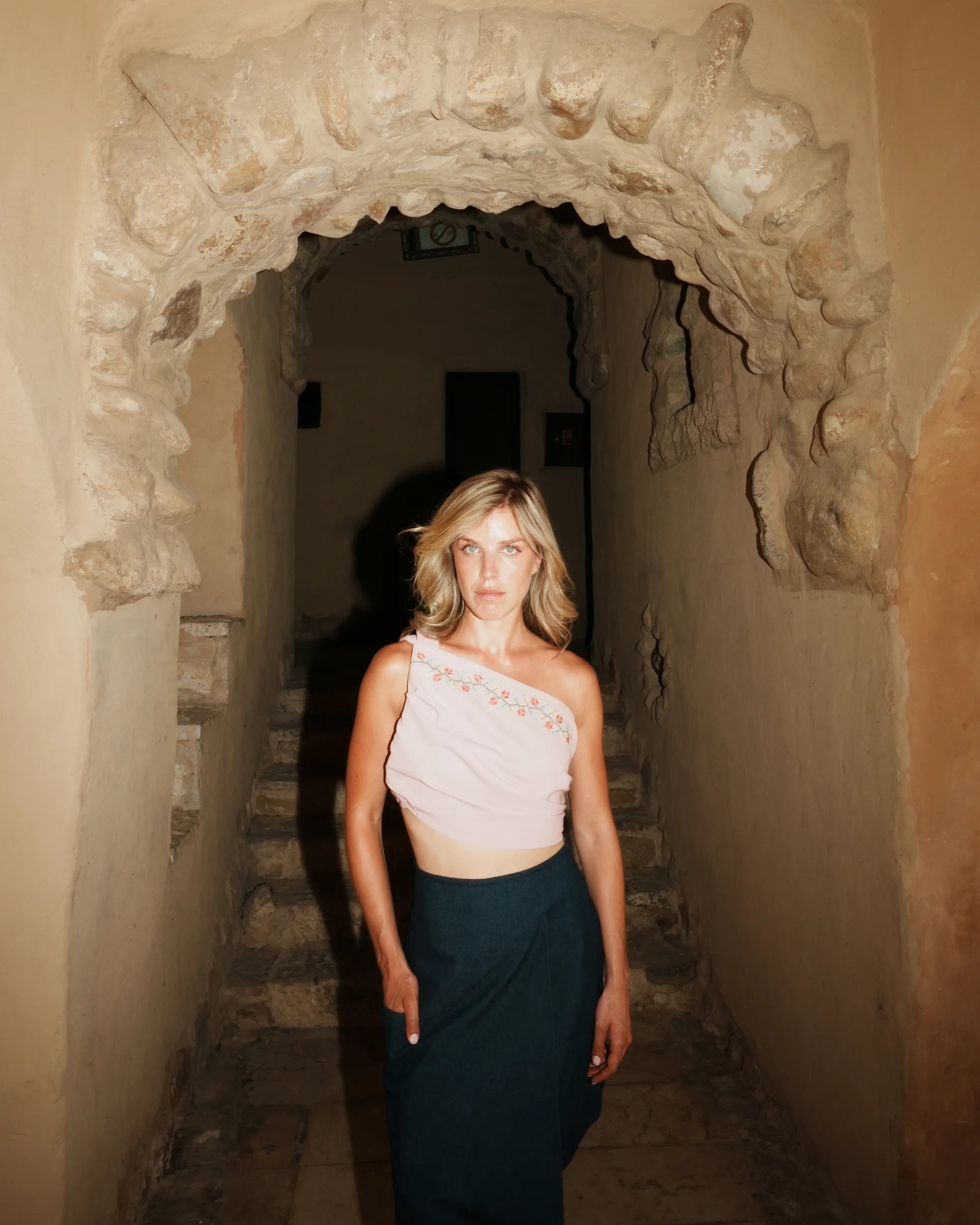 Akome Oasis Indigo Skirt – Akome Paris