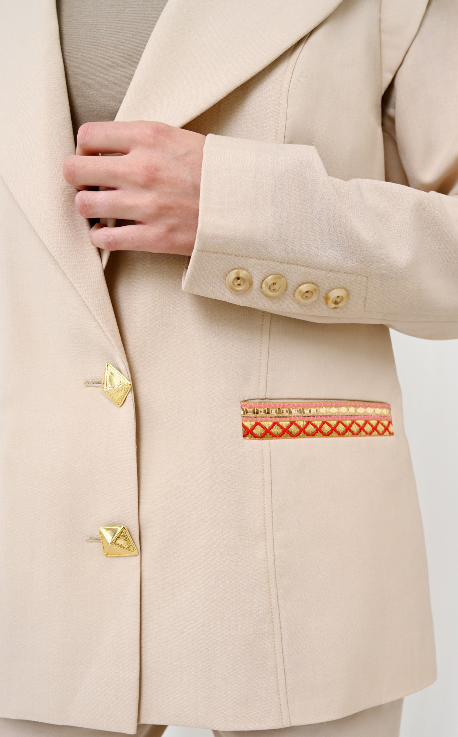 Desert Sand Elegance Jacket